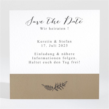 Save the Date Karte verknüpft