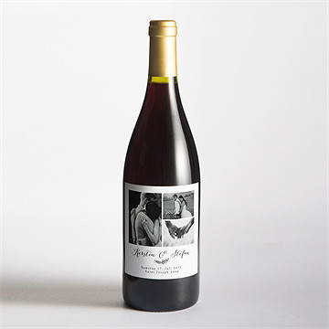 Flaschenetikett Hochzeit Verknüpft - vue 2