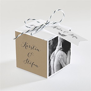Geschenkbox Hochzeit verknüpft