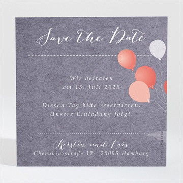 Save the Date Karte vintage auto