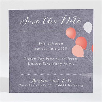 Save The Date Karte Vintage Auto