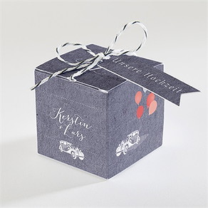 Geschenkbox Hochzeit vintage auto