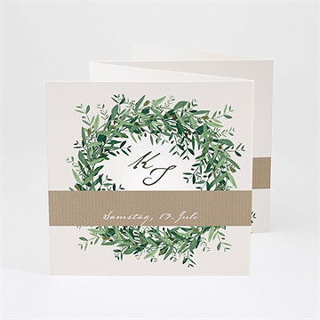 Hochzeitseinladung frühlingskranz - vue 3