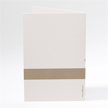 Menükarte Hochzeit frühlingskranz - Sicht 3