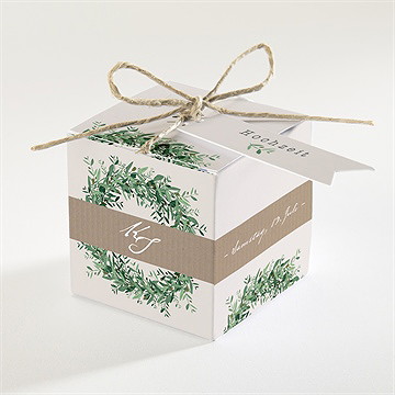 Geschenkbox Hochzeit Frühlingskranz