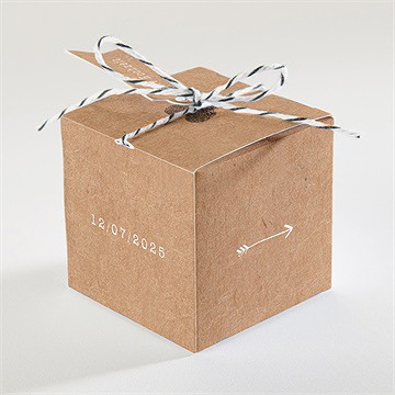 Geschenkbox Hochzeit abdruck des herzens - vue 2