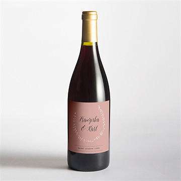 Flaschenetikett Hochzeit Festlichkeit - vue 2