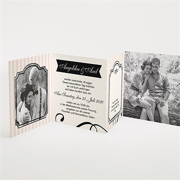 Hochzeitseinladung Retro-Ambiente - Vue 2