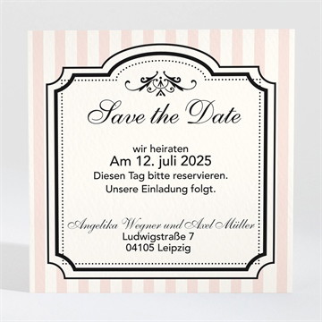 Save the Date Karte retro-ambiente