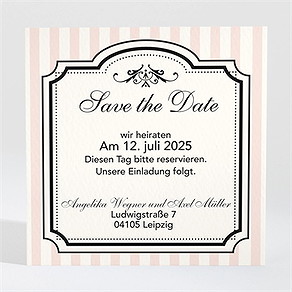 Save the Date Karte retro-ambiente