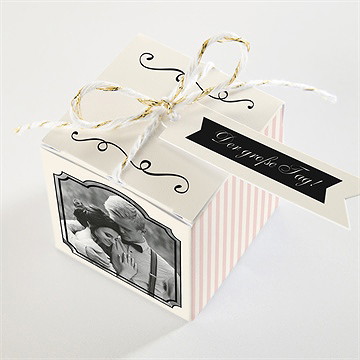 Geschenkbox Hochzeit Retro-Ambiente - vue 3