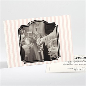 Dankeskarte Hochzeit retro-ambiente