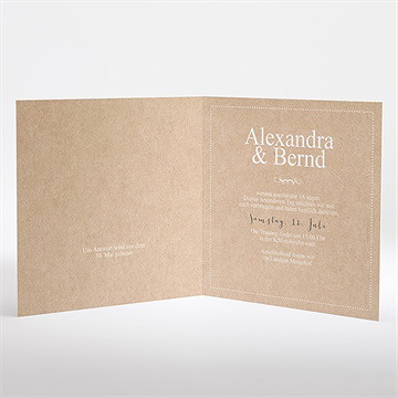 Hochzeitseinladung Unsere Story - Vue 2