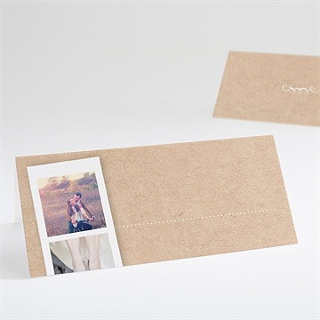 Tischkarte Hochzeit unsere story