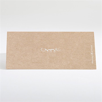 Tischkarte Hochzeit unsere story - Vue 2