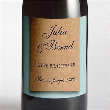 Flaschenetikett Hochzeit fotoalbum