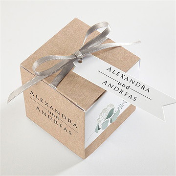 Geschenkbox Hochzeit Silber-Linde - Sicht 3