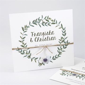 Hochzeitseinladung Zarte blüte