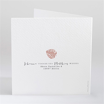 Hochzeitseinladung Philodendron - Vue 3