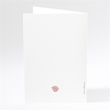 Menükarte Hochzeit Philodendron - Vue 3