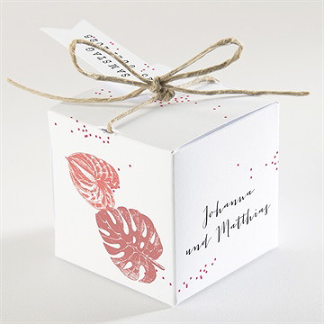 Geschenkbox Hochzeit Philodendron - Vue 2