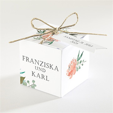 Geschenkbox Hochzeit Romantische Rosen