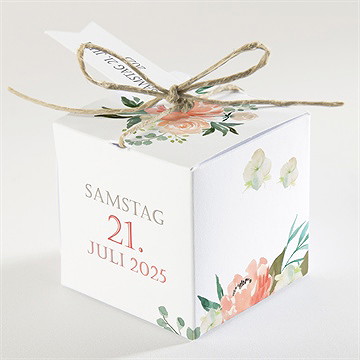 Geschenkbox Hochzeit Romantische Rosen - Sicht 2