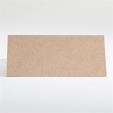 Tischkarte Hochzeit kraft - Sicht 2