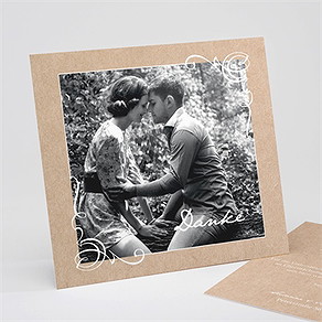Dankeskarte Hochzeit kraft