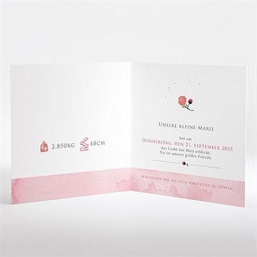 Geburtskarte Porträt - Vue 2