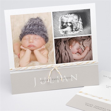 Geburtskarte das pure glück