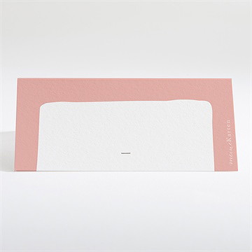 Tischkarte Taufe blumenalphabet mädchen - Vue 2