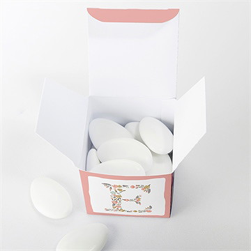 Geschenkbox Taufe blumenalphabet mädchen - vue 4