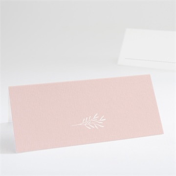 Tischkarte Taufe rosa poetik