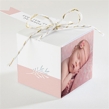 Geschenkbox Taufe rosa poetik - Sicht 2