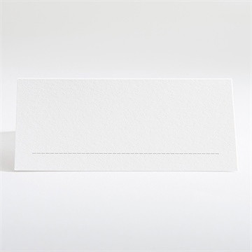 Tischkarte Taufe blaue poetik - Dos du marque-place