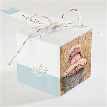 Geschenkbox Taufe blaue poetik - Sicht 2