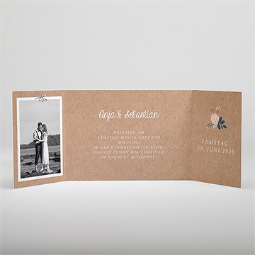 Hochzeitseinladung Scheunenhochzeit - Vue 2