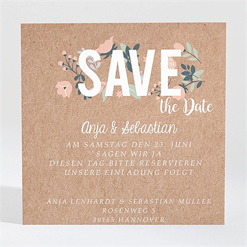 Save The Date Karte Scheunenhochzeit