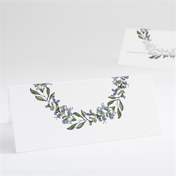 Tischkarte Hochzeit Retrokranz