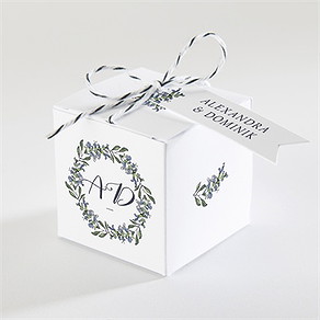 Geschenkbox Hochzeit retrokranz