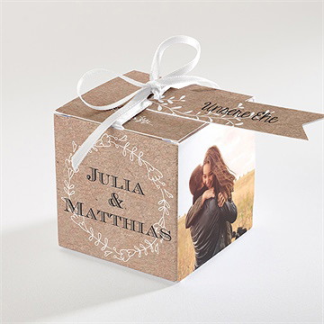 Geschenkbox Hochzeit zurück zur natur