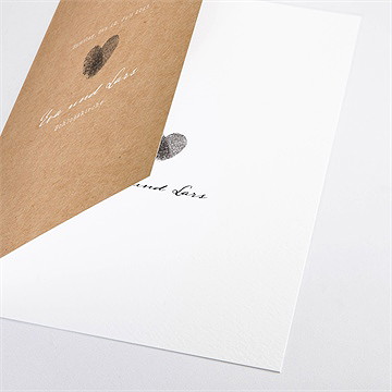 Kirchenheft Hochzeit abdruck des herzens - Vue 2