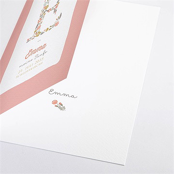 Kirchenheft Taufe blumenalphabet mädchen - vue 2