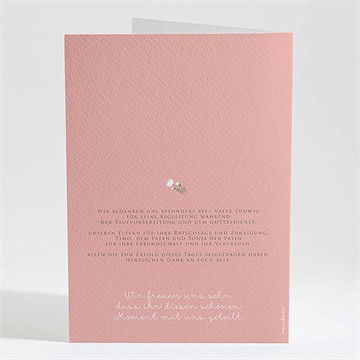 Kirchenheft Taufe blumenalphabet mädchen - Vue 4