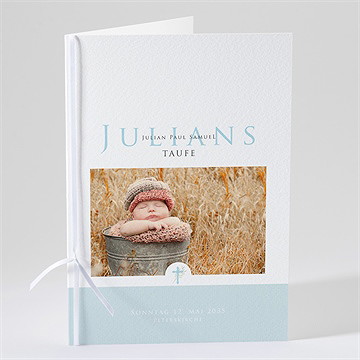 Kirchenheft Taufe blaue poetik