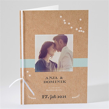 Kirchenheft Hochzeit kleines origami