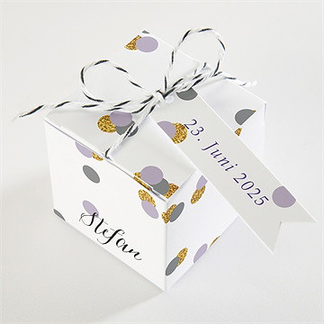 Geschenkbox Hochzeit konfettiregen - vue 3