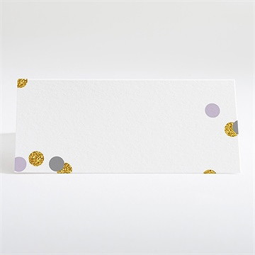 Tischkarte Hochzeit konfettiregen - Tischkarte Rückseite