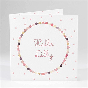 Geburtskarte lilly